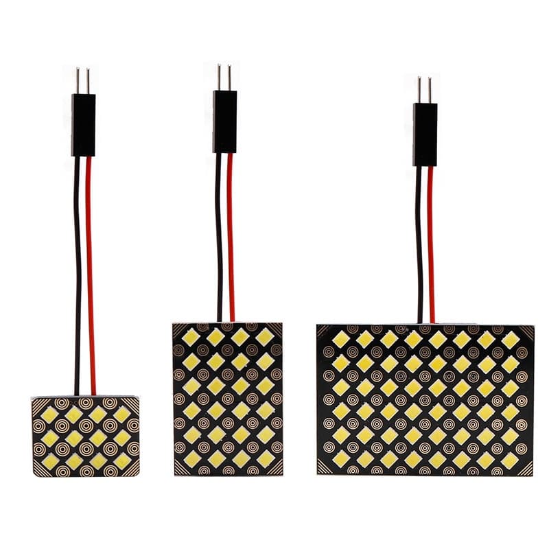 1x T10 W5W Cob 48smd Lâmpada Led Para Painel De Licença De Carro