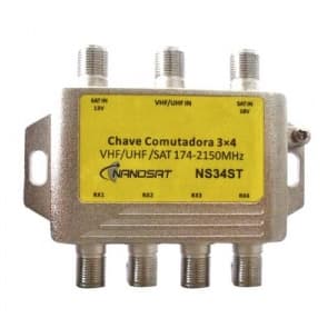 Chave Comutadora Amplificada 3x4