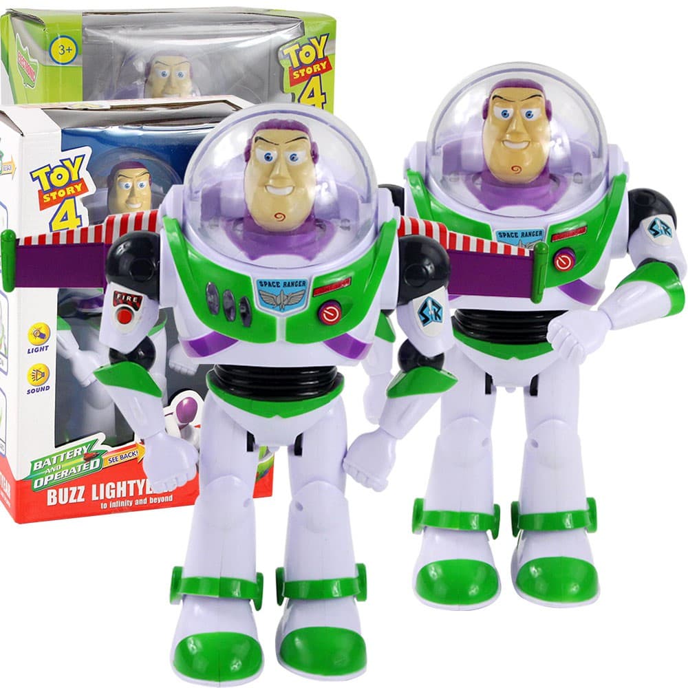 28cm Disney Movie Toy Story Buzz Lightyear Música/Asas Modelo De Ação Figura Brinquedos Woody Forky Alienígena Jessie Anime Doll Presentes De Aniversário Para Crianças