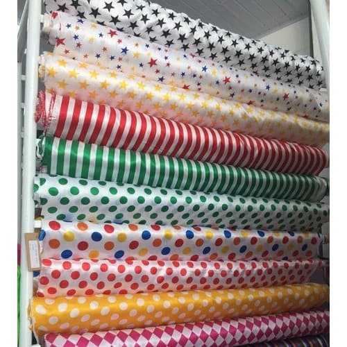 TECIDO CETIM ESTAMPADO - FANTASIA 2 METROS x 1,50 DE LARGURA