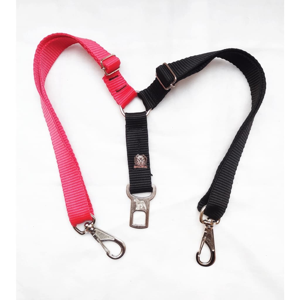 Cinto Segurança Duplo Reforçado Cão Todas Raças Cachorros