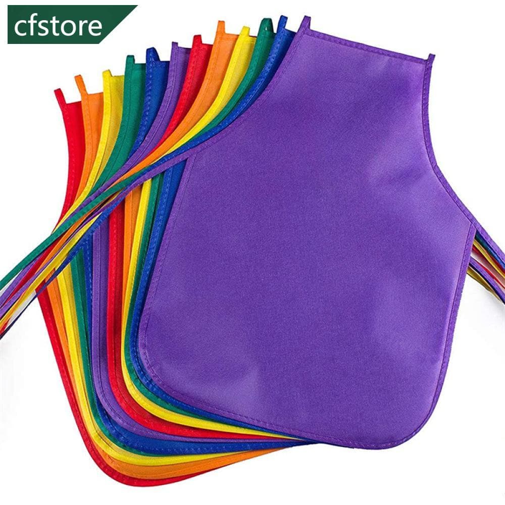 CFSTORE Unisex Avental Colorido Infantil Simples Pintura Em Tecido Não-J2N1