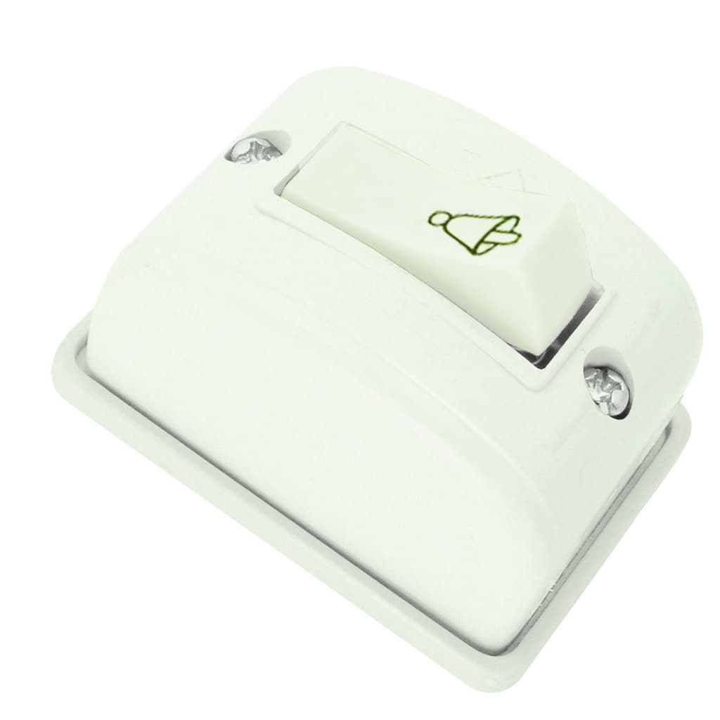 Interruptor 1 Tecla Campainha Retang. Branca Radial 1801.396