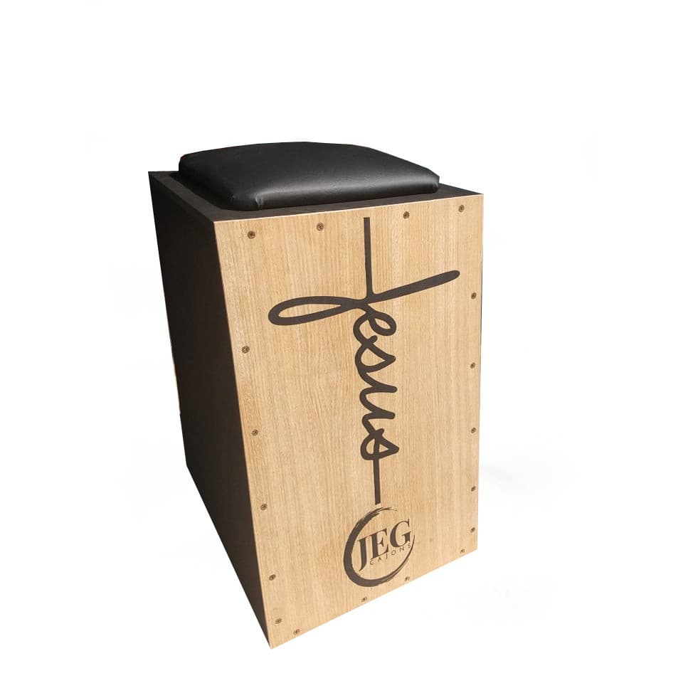 Cajon Carron JEG Acústico Inclinado Feito Por Luthier