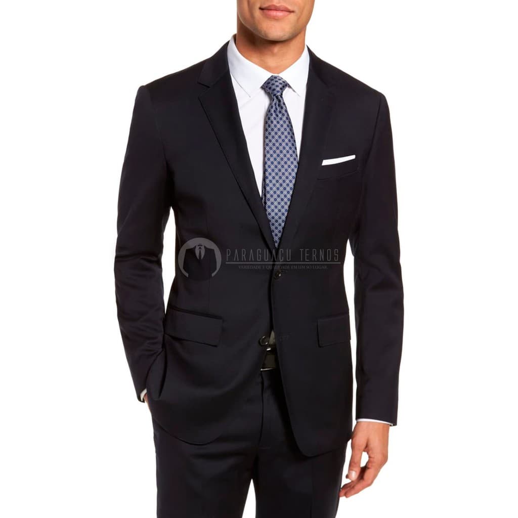 Terno Slim Fit Preto Oxford C/Italiano +4 Cores Premium (Paletó + Calça) + Super Promoção Atacado!