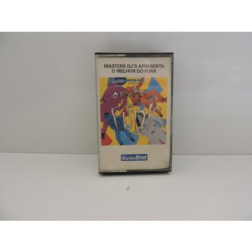 Fita K7 Master Dj's Apresenta O Melhor Do Funk 