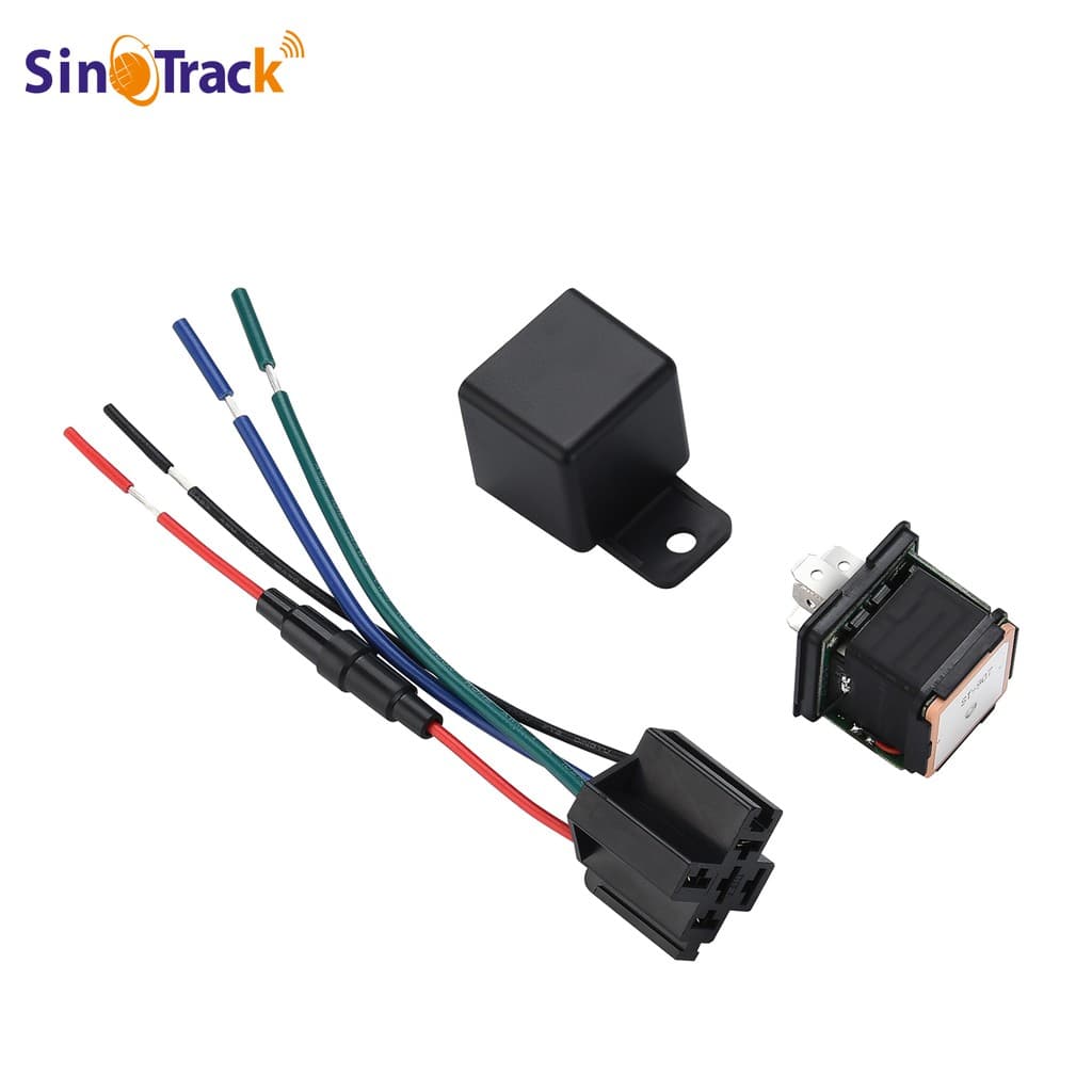 SinoTrack Rastreador GPS Para Carro ST-907 Dispositivo De Rastreamento De Relé Com Controle Remoto