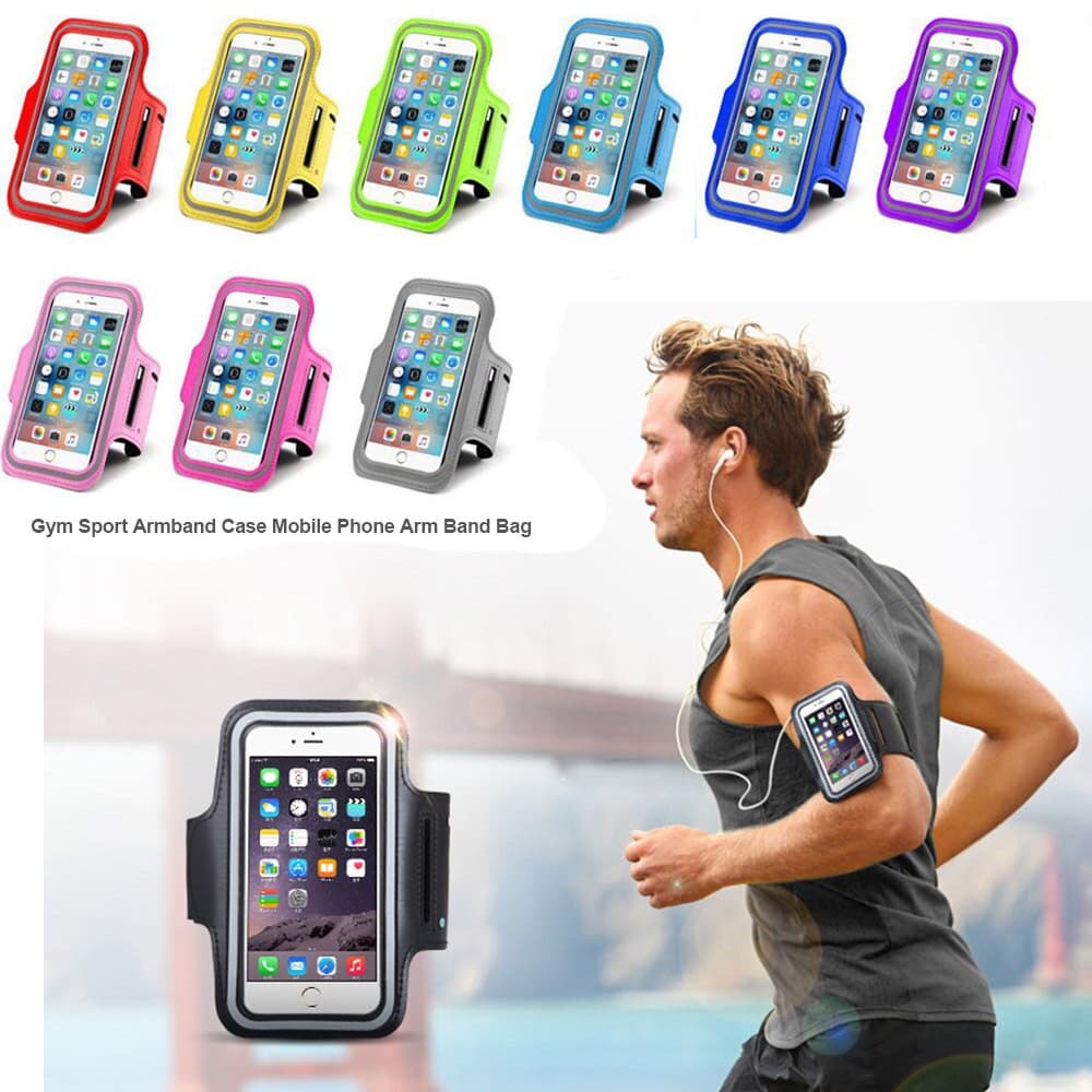 Capa De Braço Suporte De Celular Braçadeira Corrida Treino