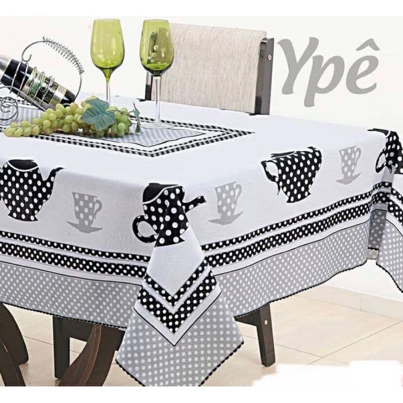 Toalha de Mesa 6 cadeiras 200x140CM Estampado - Cozinha