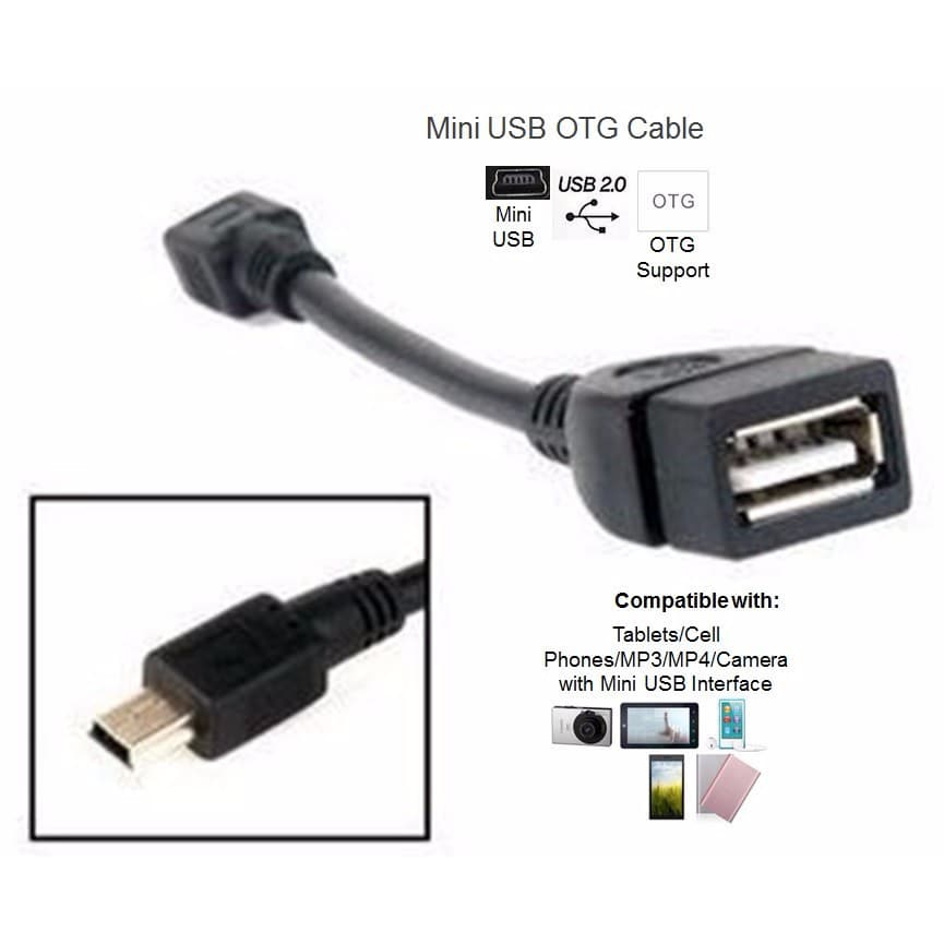 Kenux Cabo Otg V3 Adaptador  Usb femea Tablet Celular Pendrive radios automotivos