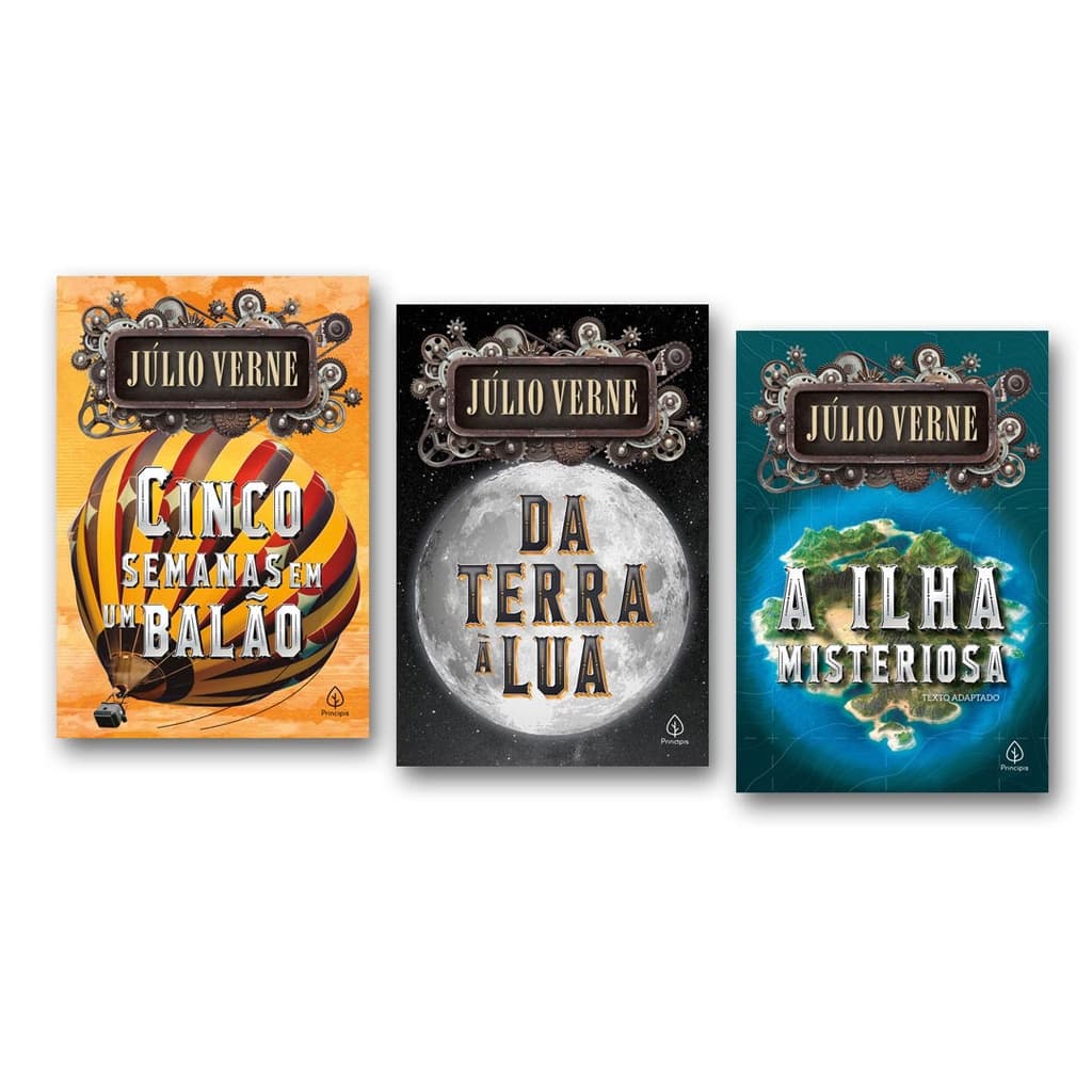 Kit 3 Livros Principis - Júlio Verne