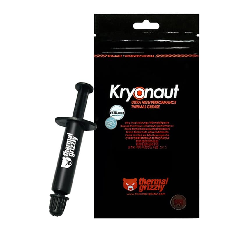 % Original Grizzly Kryonaut Térmica Para CPU GPU Graxa 12.5 m.k Gesso Dissipador Condutora Refrigeração Composto