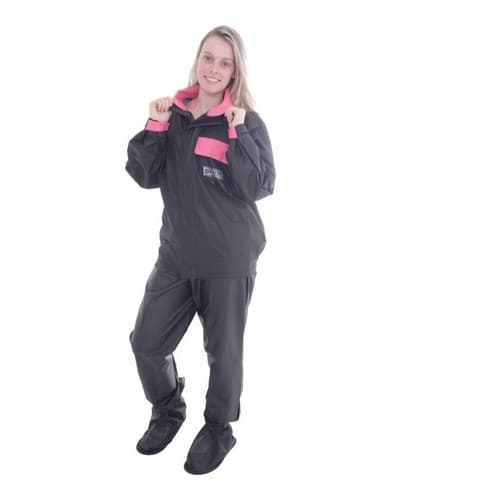 Conjunto Capa De Chuva Feminina Pvc extra grande