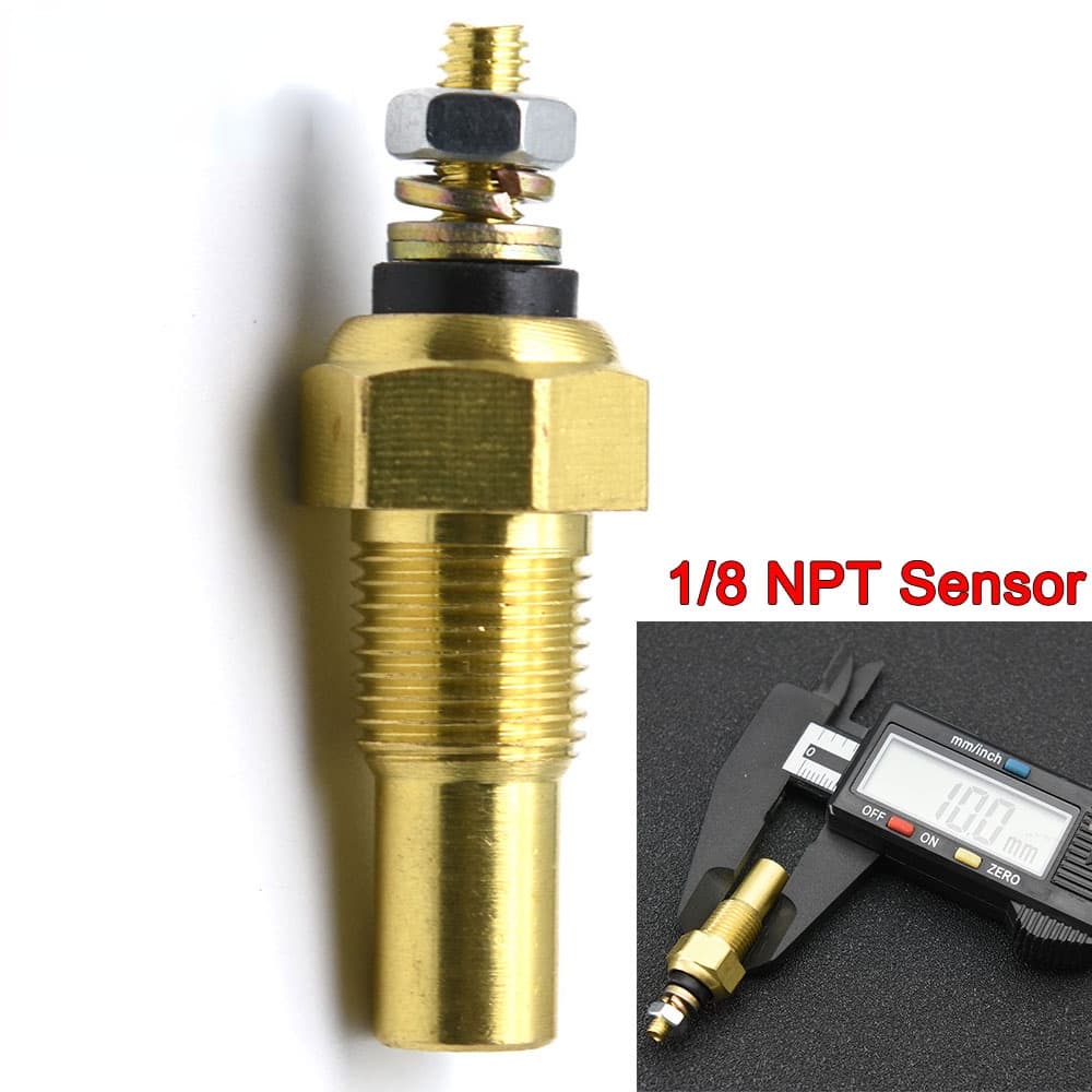 Sensor De Temperatura De Óleo De Água De 1/8 NPT 10mm Universal Para Automóveis Do Envio Digital De Corrida Unidade De Medidor Elétrica