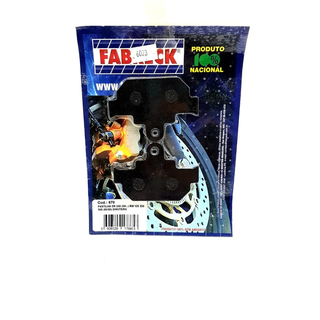 Pastilha De Freio Dianteira Tdm 900 2003/2009