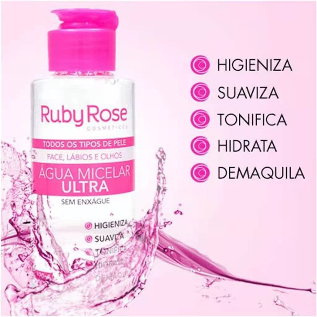 Água Micelar De 120ml Ruby Rose Hb-300
