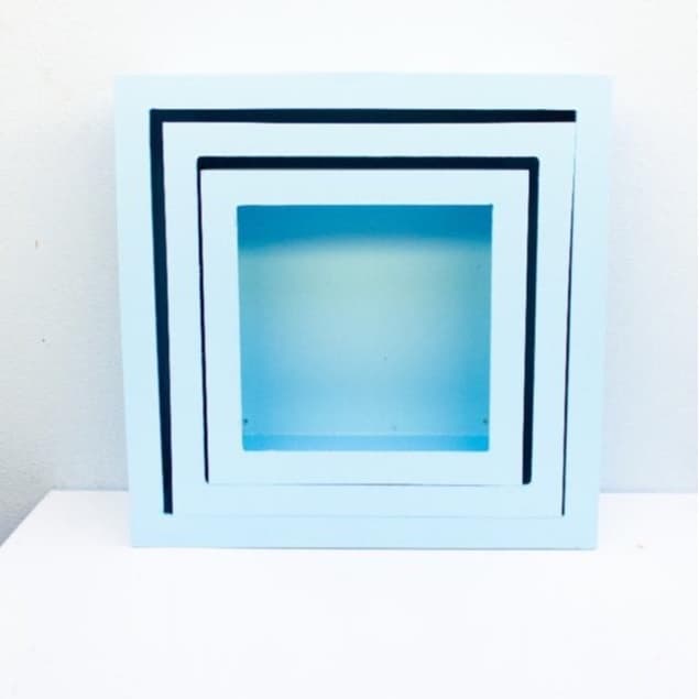 Trio de Nicho  pintado Para quarto de Bebê+Bucha e parafuso