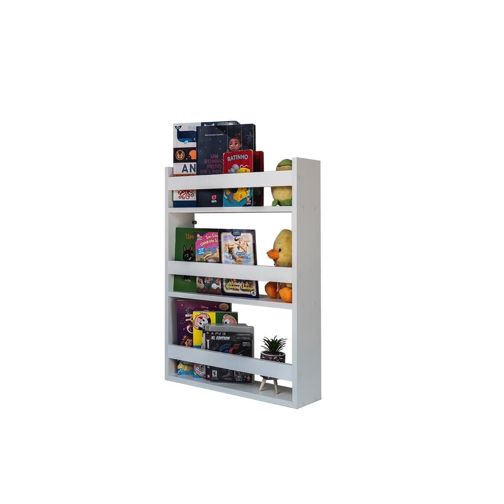 Estante Porta Revistas Infantil Livros E Decoração