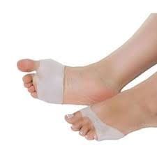 Meia Capa Silicone Protetor Antepé Dedos do Pé Almofada Gel