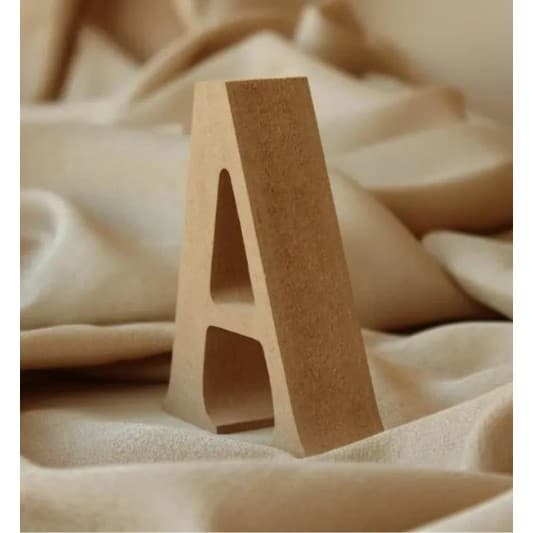 Kit 9 Letras 12cm x 30mm MDF CRU Decoração FESTA Nomes Palavras