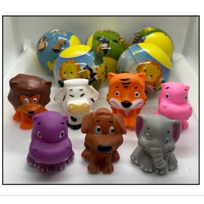 Animais Safari Dedoche encapsulado envelopado 2 polegadas