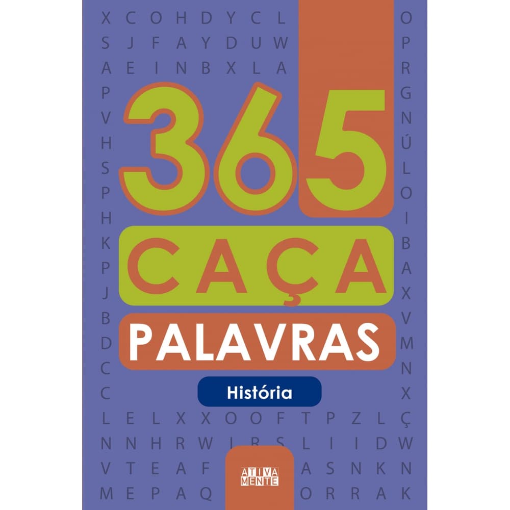 Livro - 365 caça-palavras - História - Capa comum - Ativamente