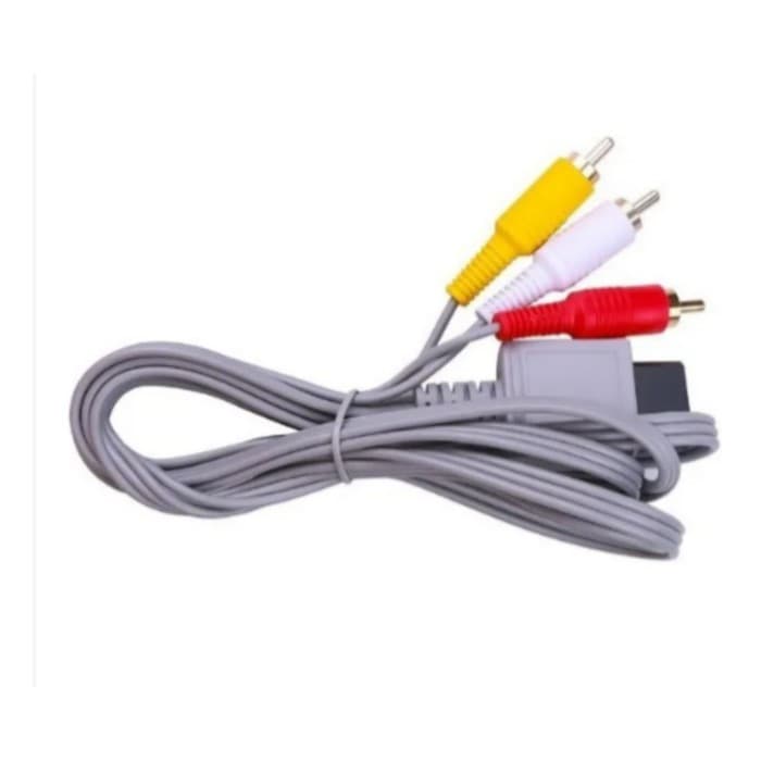 Cabo Av Áudio E Vídeo Rca Para Wii Estéreo Novo