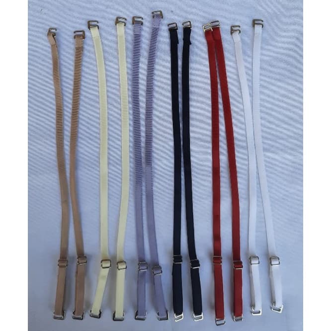 Alça de sutiã avulsa encaixe 7mm  Fina 3 pares