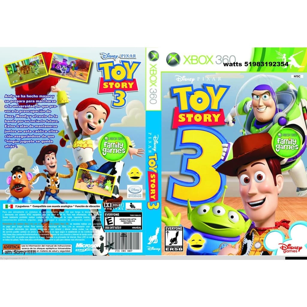 toy story 3 xbox 360