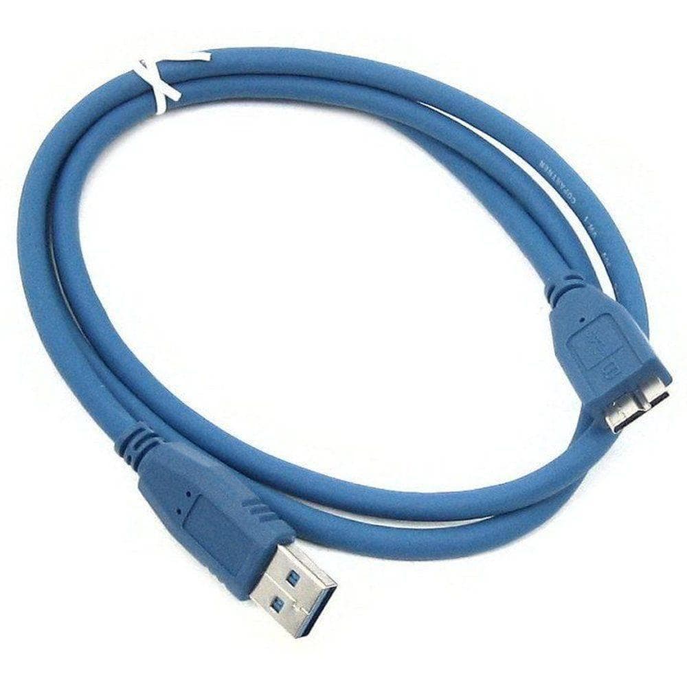 Cabo Usb-a X Micro Usb 3.0 Para Hd Externo 50cm Azul