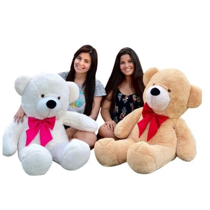 Urso de Pelúcia Gigante com Laço Teddy Bear
