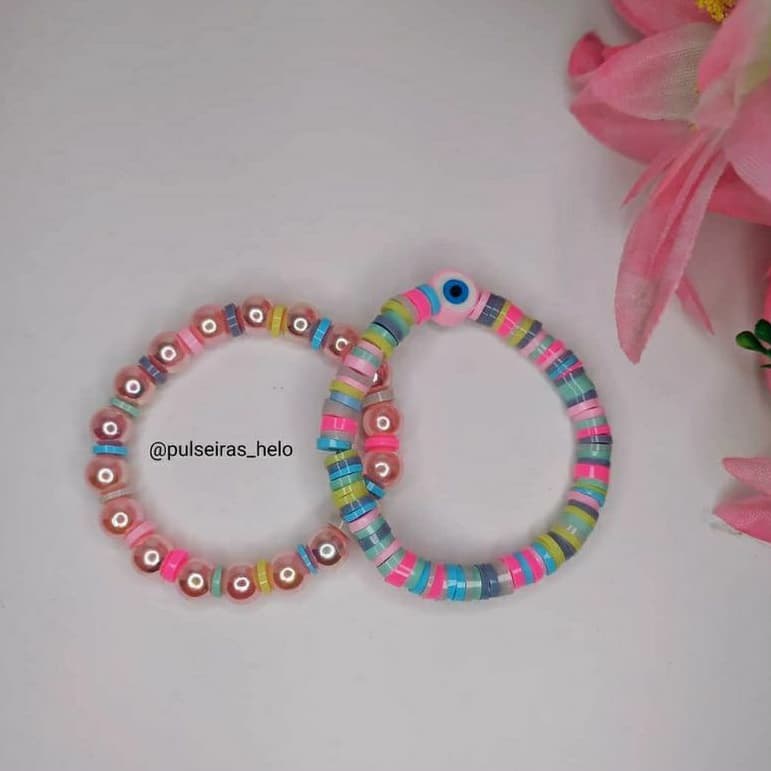 kit olho grego arco-íris.