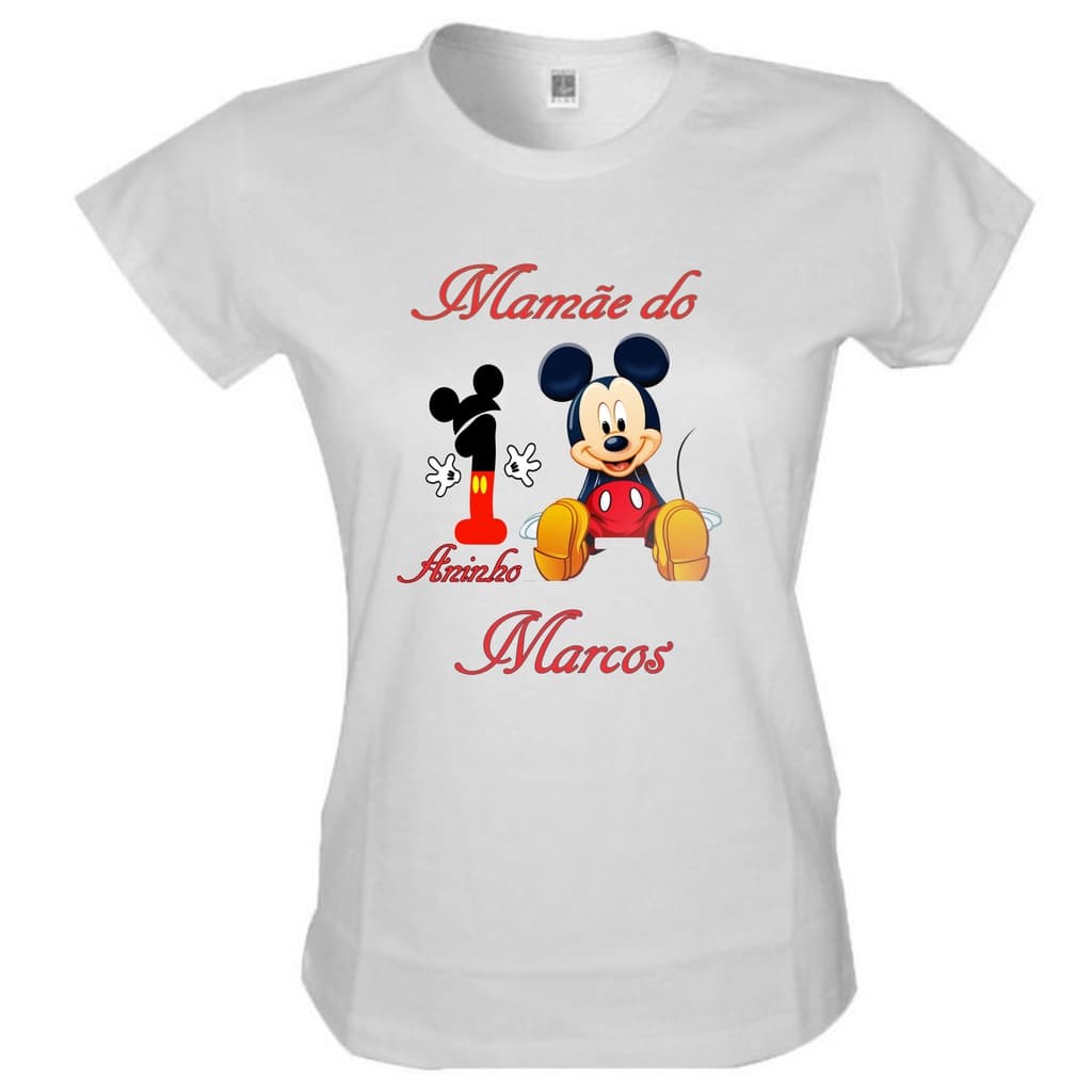 Kit 2 Camisetas MIckey - Festa