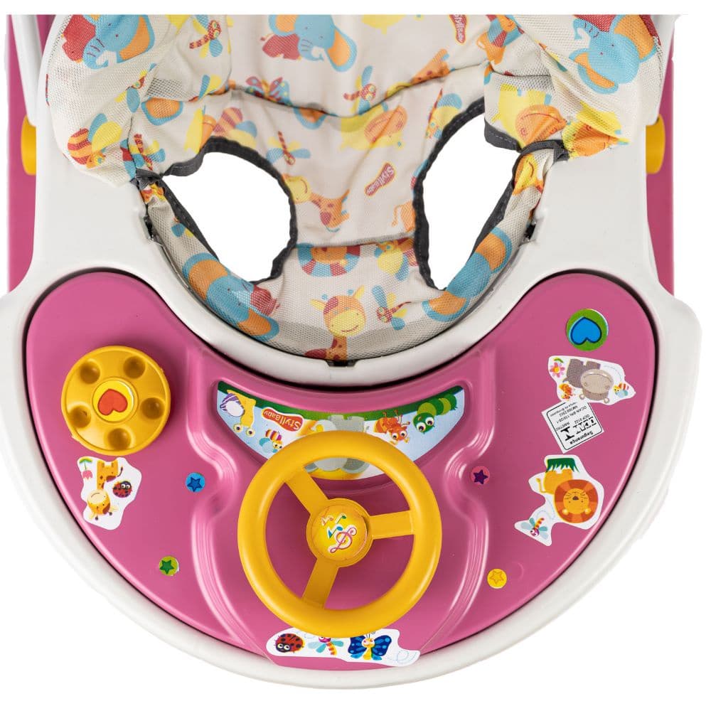 Andador De Bebe Infantil Musical 6 a 12 meses Rosa Styll Baby