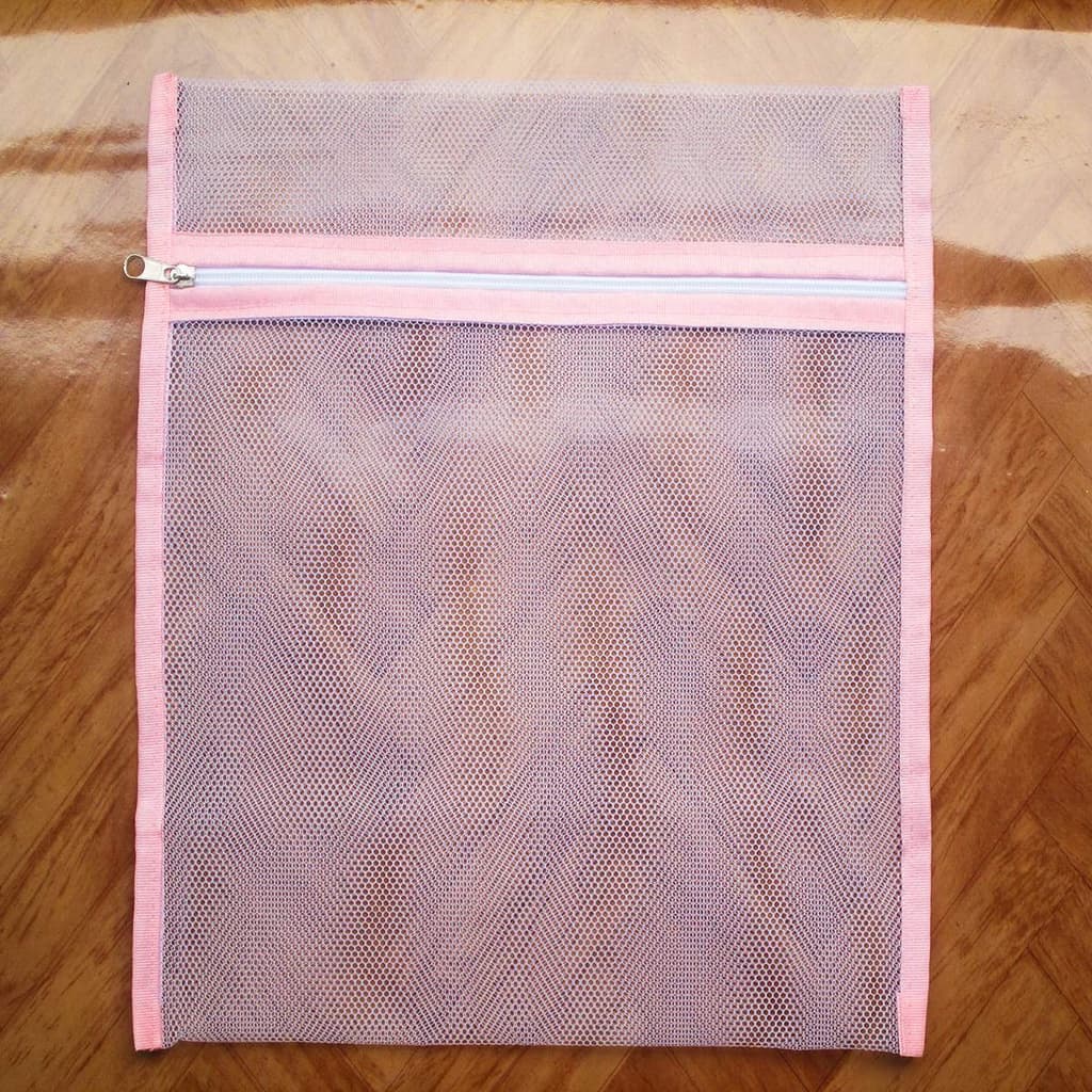 Saquinho Maternidade Tule C/ Viés 6 Peças de Filó