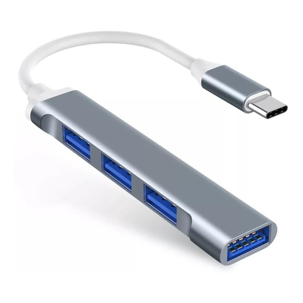 Hub Usb Type-c 4 Portas Usb 3.0 5 Gbps