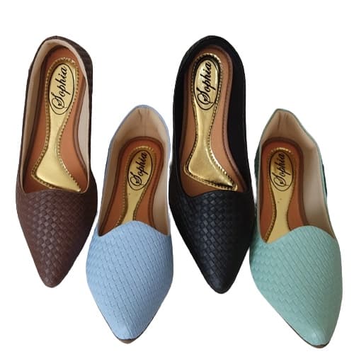 Sapatilha Feminina Rasteira Cofortável Bico Fino Clássica