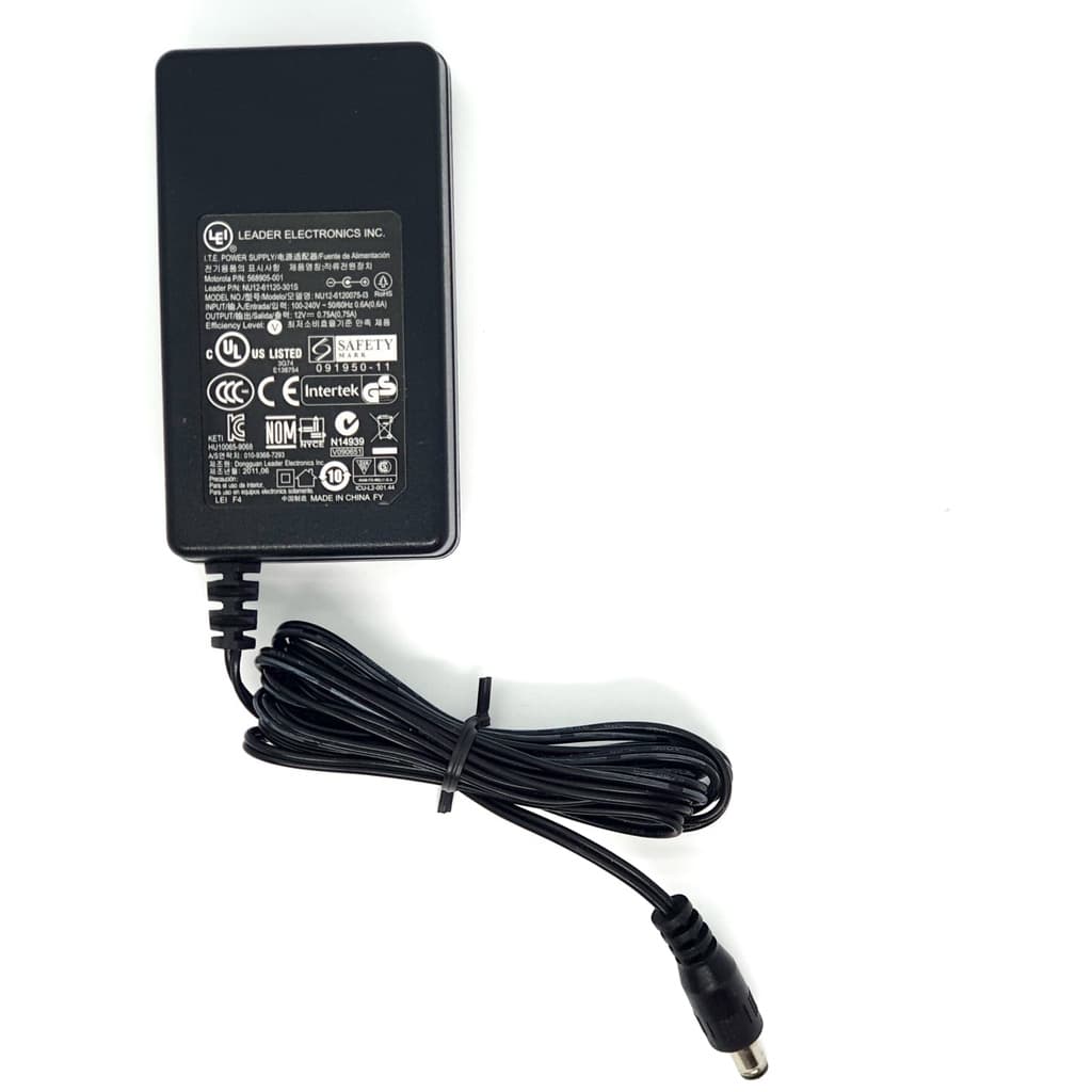 Fonte Lei Leader Eletronics 12v 0.75 + Cabo Oitinho Phino