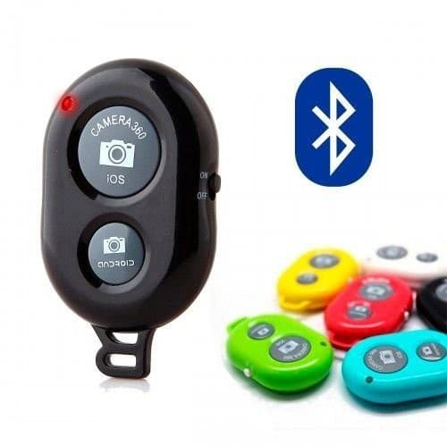 Controle Bluetooth Disparador de Fotos e Vídeos Shutter Selfie para Celular Android e Iphone