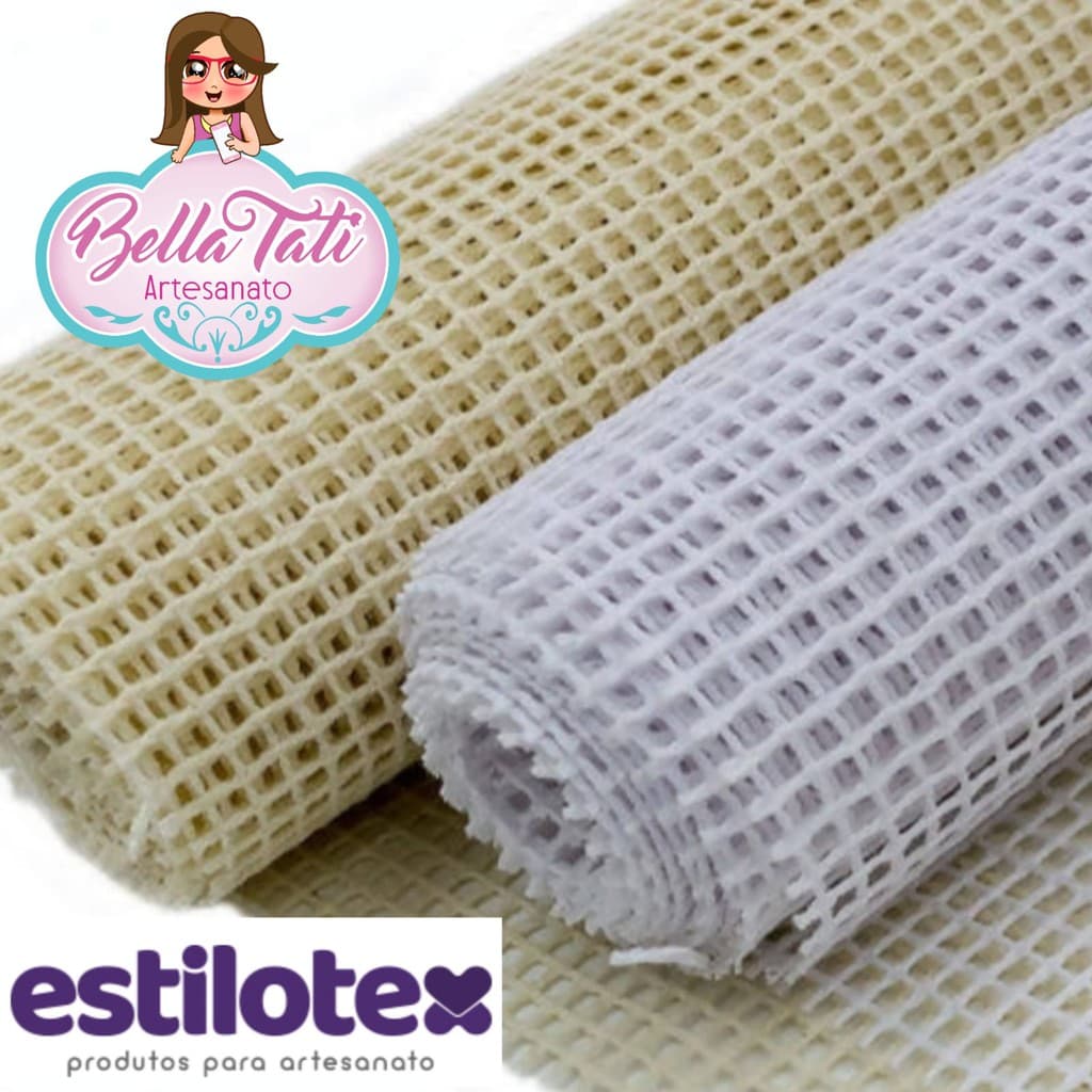 Talagarça Fina para Bordados e Artesanato em geral - Estilotex