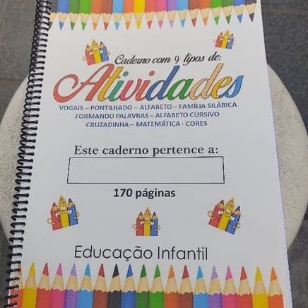Apostila de Alfabetização A4 com 170 atividades
