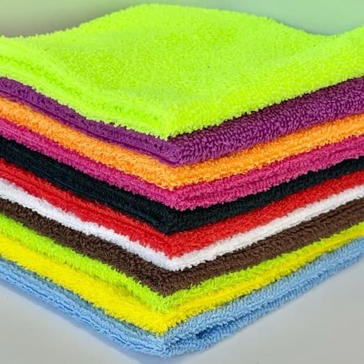 Kit c/10 Panos de limpeza microfibra alta absorção 30x30cm