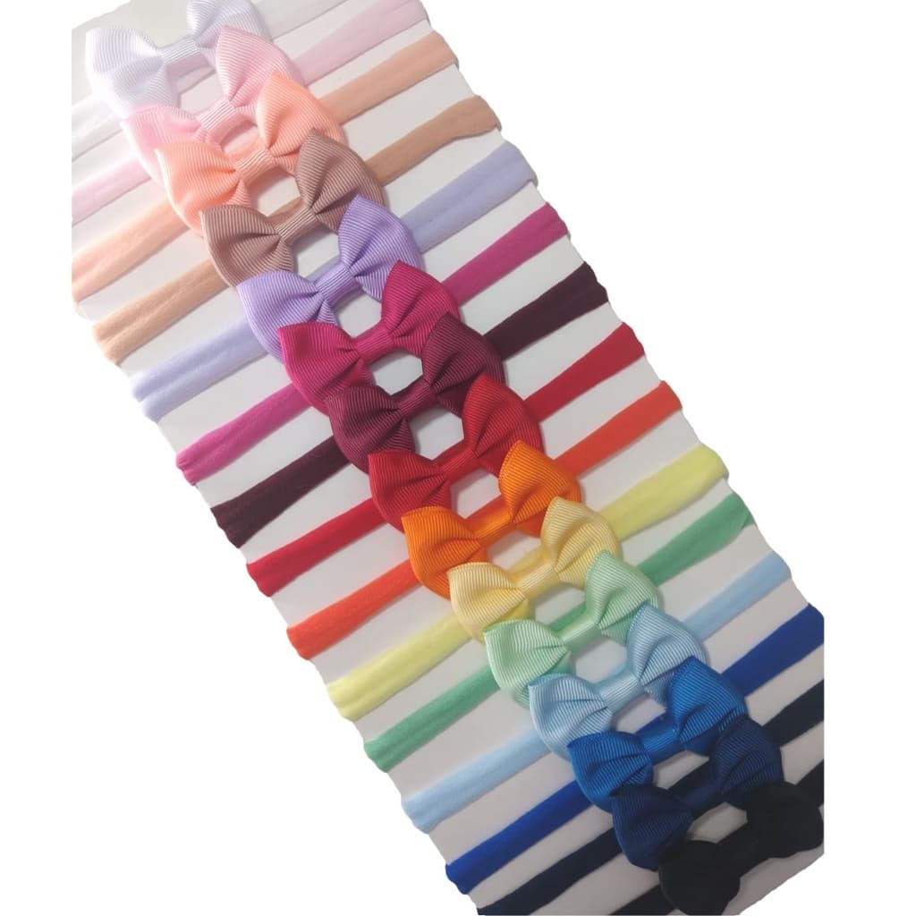 15 Lacinhos Bebê Faixinha Maternidade Tiarinha Enxoval