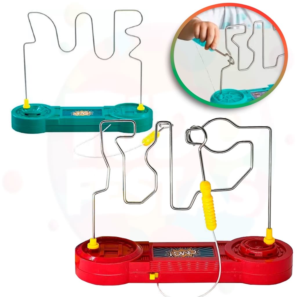 Circuito Engraçado Jogo Labirinto De Dedo Choque Em Expansão Brinquedos Experiências Colisão