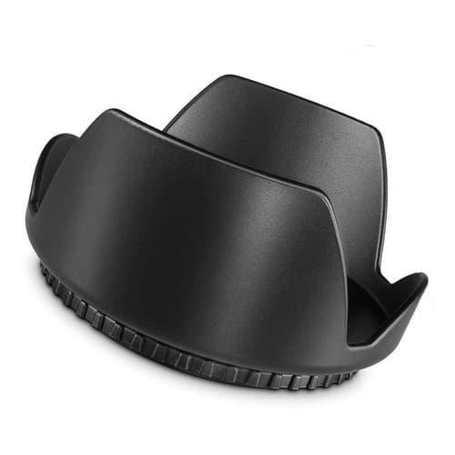 Parasol Para Lente 77mm Universal Rosca Tulipa Canon Nikon