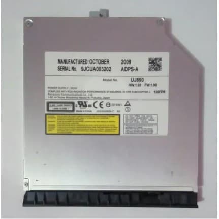 Leitor E Gravador De Dvd Notebook Itaútec W7425 Ts-l633 e  Positivo Premium 7055 ( UJ890 )