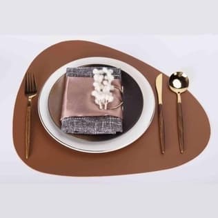 6 Jogo Americano Costurado - Material Premium - Mesa Posta