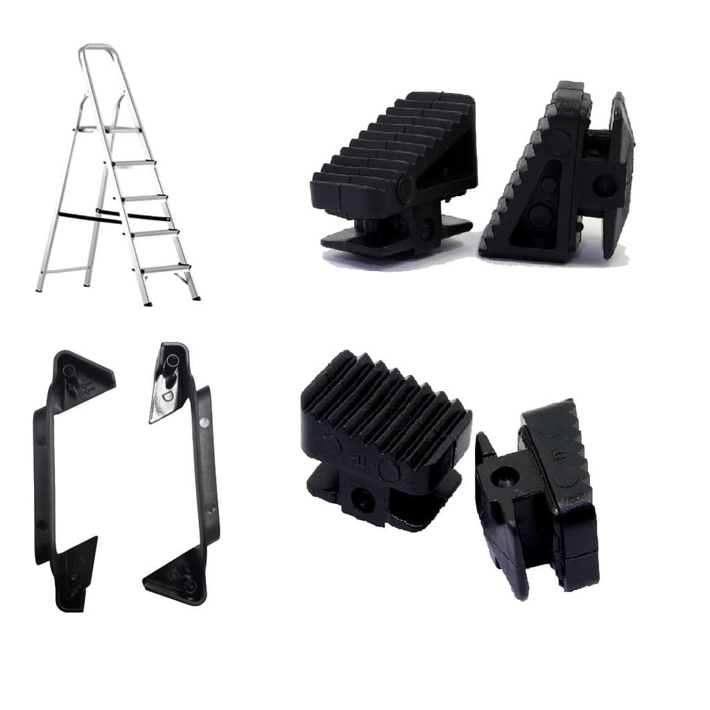 Kit Sapatas E Arremates Para Escada Doméstica De Alumínio