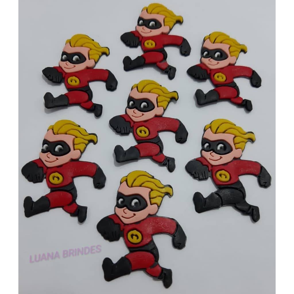 Aplique Personagem Flecha de borracha - pacotes com 6 unidades