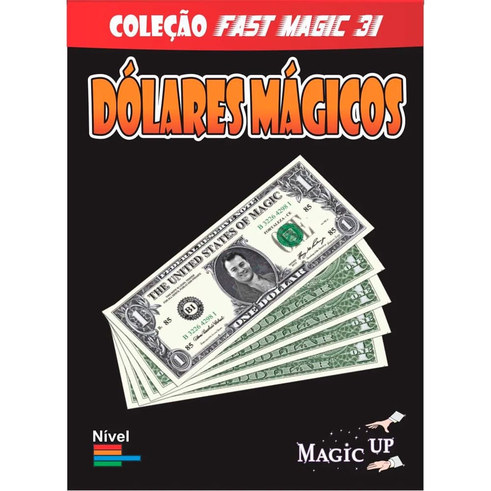 Mágica Dólares Mágicos papel da fortuna  Fast Magic N 31 m7